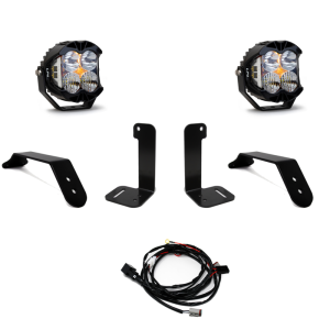 Jeep Wrangler JL Auxiliary Light Kit - Dual - Baja Designs - LP4 - `18-`27